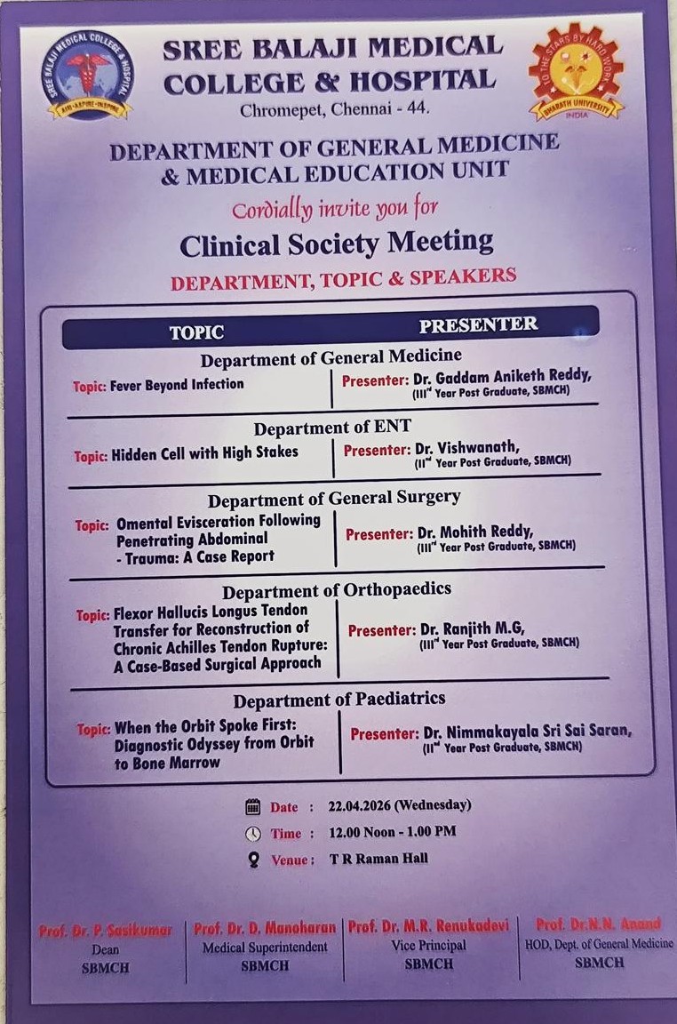 Clinical Society Meeting